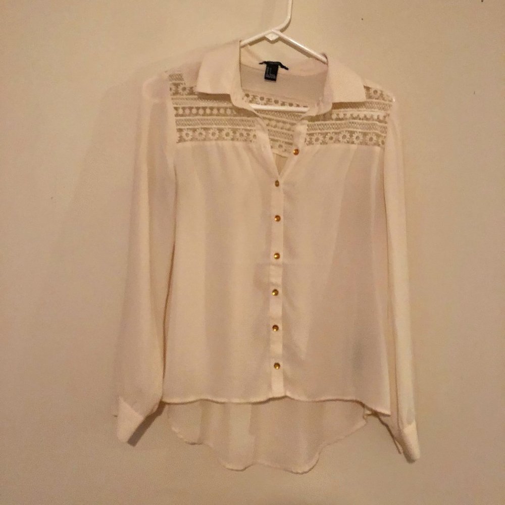 Sheer Button Up